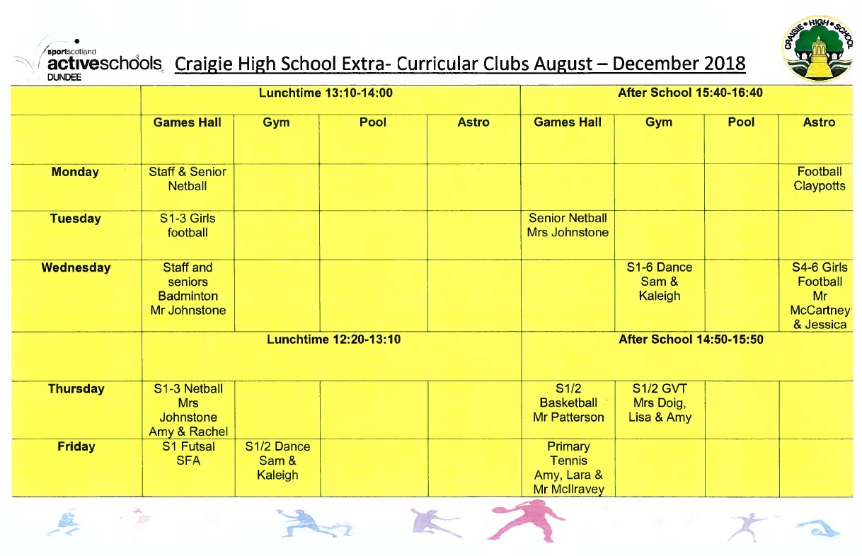 Active Schools Activities