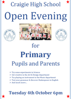 Craigie Open Evening