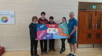 Skillforce pupils present murals