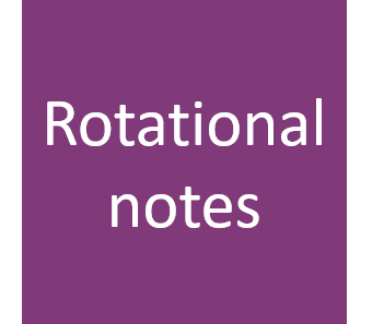 AH Rotational motion notes