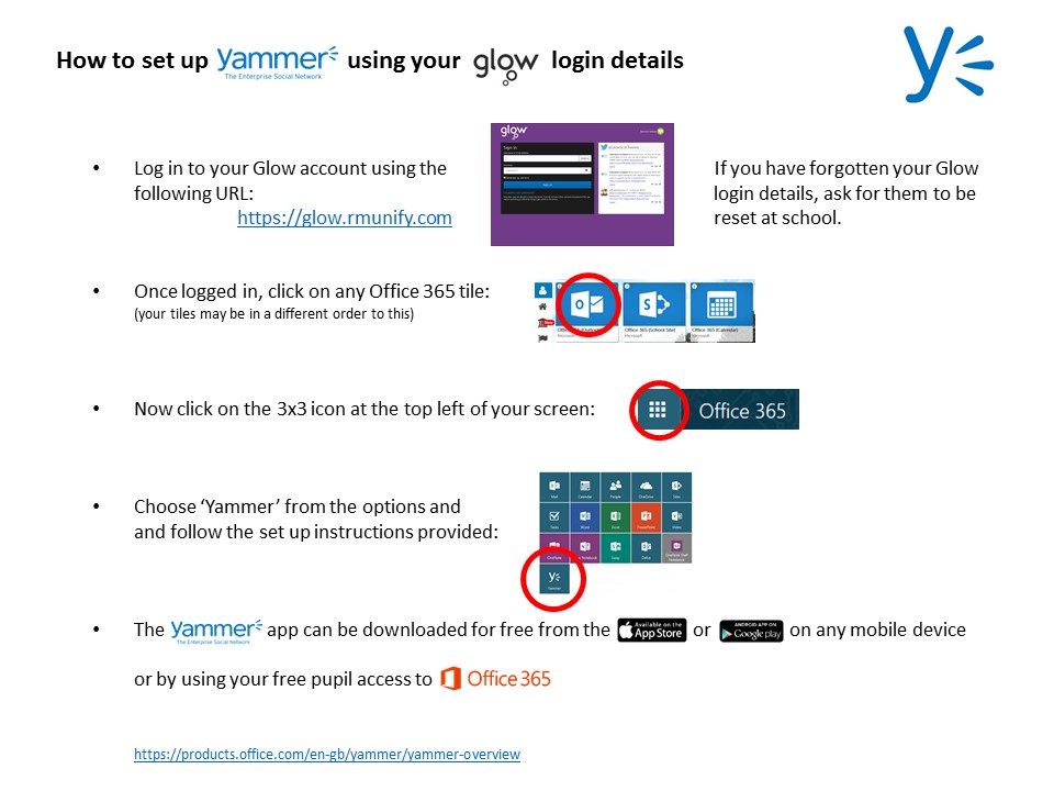 Yammer setup