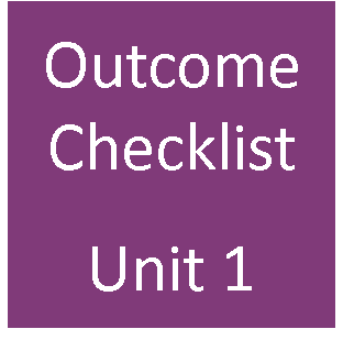 Outcome checklist button - ODU